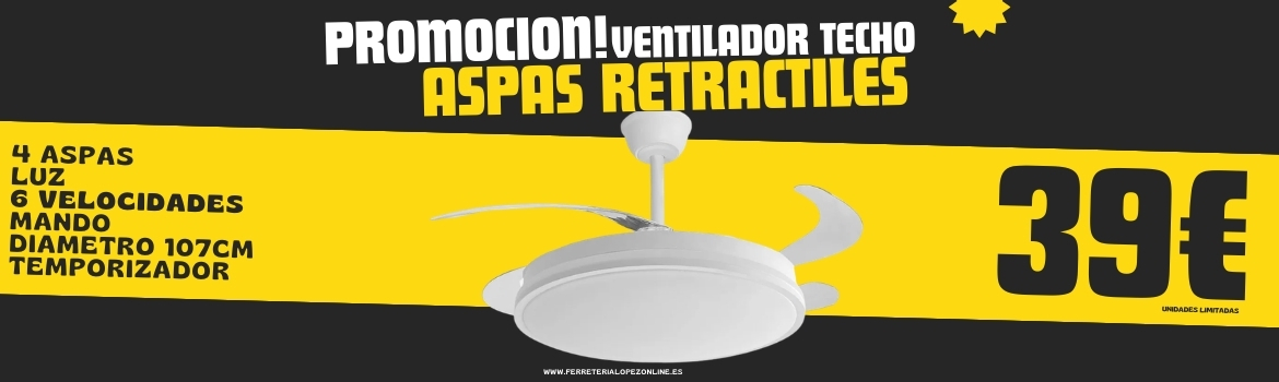 Oferta Ventilador techo 